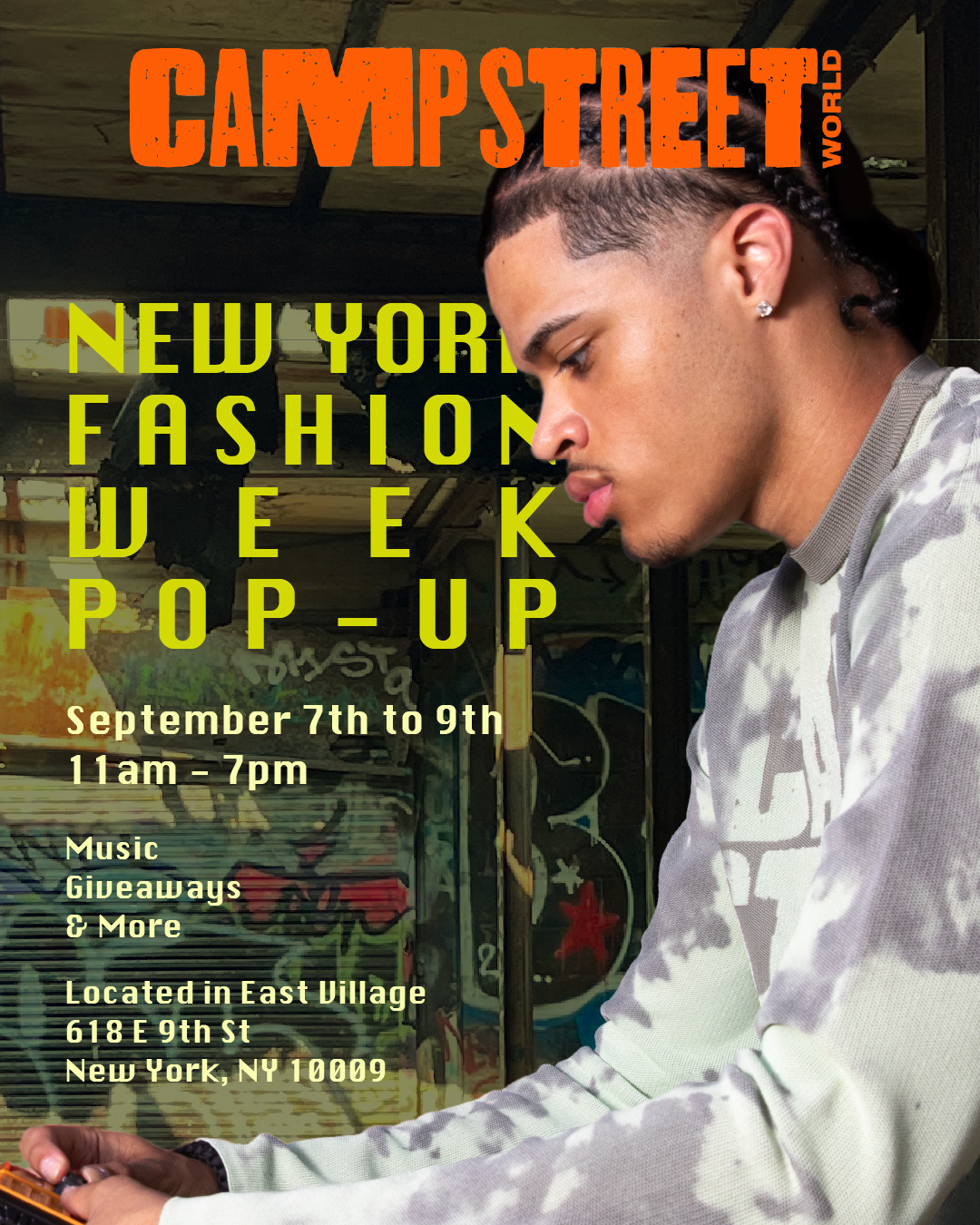 Camp Street World Debuts "The Dystopian Era" with Three-Day Pop-Up in East Village